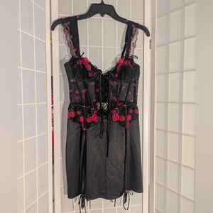For Love And Lemons Roja Slip Dress